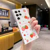 Funda de Teléfono Linda de Fruta Fresa Transparente de Cobertura Total Suave para Samsung Galaxy S23FE Venta al por Mayor