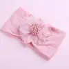 Flor de Cabeça de Chiffon de Verão 2021 Faixa Larga de Nylon para Cabelo Meias de Seda Super Macias Faixa de Cabeça para Bebê Headwear Esportivo para Crianças