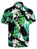 Camisas de Golf Divertidas para Hombre Camisa Polo Hawaiana Divertida Playa Hawaiana Camisa Polo de Verano