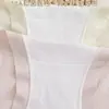 42.5-67.5kg Jacquard de Rayón 10A Entrepierna Antibacteriana Lazo Dulce y Lindo Estilo Femenino Agradable a la Piel Ropa Interior para Mujer