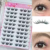 Pestañas Postizas Transfronterizas Más Vendidas Comercio Exterior Estilo Delgado Set de Pegamento Lágrimas Azules 2.0 Maquillaje Diario Ojos Exquisitos y Vibrantes
