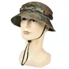 Gorro Proteção Solar Chapéu Tático Estilo Militar Chapéu Redondo Masculino Chapéu de Pescador para Caminhada ao Ar Livre Chapéu de Sol de Aba Larga Borda Redonda