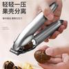 Clip para Castañas de Acero Inoxidable Manual Abridor de Castañas Cruzado Doméstico Clip para Nueces Herramienta para Pelar Cáscaras