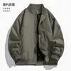 Jaqueta de voo da moda transfronteiriça primavera e outono jaqueta masculina e feminina mesmo estilo gola baseball outono e inverno jaqueta acolchoada casual da moda para casal
