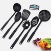Cozinha cozinha espátula ferramenta uma peça plástico nylon utensílios de cozinha seis peças antiaderente conjunto de espátula
