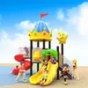 Parque de Diversões Grande Deslizador Externo Combinação de Tobogãs Equipamento de Playground Externo Comunitário Instalações de Brincadeiras Infantis