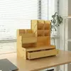 Caja de Almacenamiento de Documentos de Oficina del Fabricante, Gran Capacidad, Diseño Creativo y Elegante Nórdico, con Compartimentos, Estante Organizador de Portalápices de Escritorio