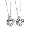 Accesorios de Venta Caliente para Comercio Electrónico Transfronterizo, Colgante de Acero Inoxidable con Círculo Tridimensional Incrustado de Diamantes a la Moda, Artículo de Joyería de Diseñador