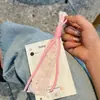 Lanyard Tejido de Encaje Colorido para Teléfono DIY Estilo Miu Colgante para Bolso Dopamina Llavero Accesorio para Teléfono
