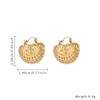 Brincos de Ouro Estilo Nicho Novo Loftily Joias de Aço Titânio Feminino DIY Luxo Acessível Brincos de Aço Inoxidável Joias