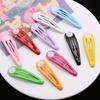 Pinza BB metálica de 5 cm para niños, con diseño de gota de agua de goteo, con almohadilla y soporte, material para horquilla DIY, accesorios para el cabello, joyería