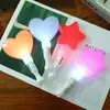 Palo de Luz Estrella para Concierto Lámpara de Estrella de Cinco Puntas de Colores Palo de Ayuda Palo de Amor Lámpara de Mano Accesorios Luminosos de Soporte para Escenario