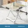 Mesa pequeña, mesa plegable, mesa de comedor, hogar, apartamento, casa de alquiler simple, puesto portátil al aire libre, mesa de comedor cuadrada