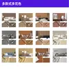 Papel pintado autoadhesivo de PVC a rayas para renovación transfronteriza con patrón de rejilla de veta de madera, papel pintado pelable y pegable