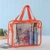 Bolso de Mano de PVC Wow Bolsa de Cosméticos Gran Capacidad Transparente Impermeable Bolsa de Cosméticos Plástico con Cremallera Bolsa de Lavar