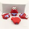 Accesorios de Joyería de Resina de Dibujos Animados Brillantes de Bob Esponja DIY Pegamento de Crema Pasador Imán para Refrigerador Agujero Material para Zapatos