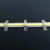 Hebilla de Fijación para Tira de Luces LED Metal Acero Inoxidable Fabricante Venta Caliente Pegamento Tira de Luces de Neón Clip de Fijación Universal Clip