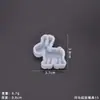 Molde de Silicone para Pingente de Resina Cristalina DIY Artesanal Enfeites de Animais Gatinho Nota Musical Floco de Neve Golfinho Hipopótamo Enfeites para Pendurar