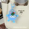 Peluche Linda Rubor Mariquita Bola de Carbón Pequeña Bolso Colgante Peluche Bolso Colgante Llavero Exquisito Muñeca Máquina de Ganchos