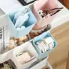 Cesta de almacenamiento multifuncional de pared para cocina, baño y mesita de noche; organizador colgante versátil para artículos de tocador y artículos varios