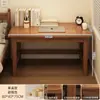 Escritorio infantil de madera maciza para dormitorio, escritorio de uso doméstico con estantería integrada, escritorio de escritura simple y moderno para estudiantes