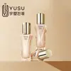 Nueva Botella Sub-Botella de Base de Maquillaje Líquida Transparente con Forma Especial Botella de Vidrio para Base de Maquillaje Botella con Dosificador para Loción Material de Empaque Cosmético