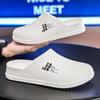Pantuflas de Verano para Hombre 2025 Nueva Llegada Ligeras para Exteriores para Hombre Suela Suave Casual para Vadear Uso Dual de Moda Sandalias y Pantuflas para Caminar sobre Estiércol