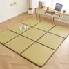 Esterilla de verano de ratán tejido, alfombrilla de suelo, alfombra, alfombrilla de suelo para dormitorio junto a la cama, tatami doméstico, alfombrilla para gatear en la sala de estar, cojín suave de ratán