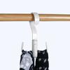 Gancho Rotativo 360 Graus Doméstico Guarda-Roupa Bolsa de Pendurar Multifuncional Porta-Gravatas Pendurador de Lenços (Pendurador de Quatro Garras)