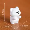 Boneca Mochi de Cachorrinho Fofo Micro Paisagem Mini Ornamento de Mesa Cenário de Casa de Bonecas Acessórios Decorativos DIY