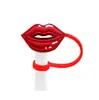 Novo Dia dos Namorados silicone borracha macia diâmetro grande 10mm tampa para canudo plug de poeira manga protetora para canudo atacado