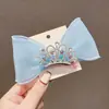 Horquilla de Corona de Encaje para Niña Pinza para el Pelo de Pequeña Princesa Adorno para la Cabeza Dulce Pinza Superior Accesorios para el Cabello Lindos para Bebé