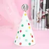 Bonito Sombrero de Cumpleaños Bola de Felpa Bola Brillante Fiesta Bebé Niños Adulto Suministros para Disfraz Sombrero de Cumpleaños Decoración de Pastel