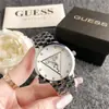 Reloj de Diamantes para Mujer Estilo Ins Diseño de Nicho Patrón de Signo de Interrogación Personalizado Reloj Popular Moda para Transmisión en Vivo Reloj Impermeable