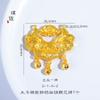 Jindian Mismo Sha Jin Koi Ruyi Flor Marca Candado Bolsa Collar Cadena de Lana Transferencia de la Suerte DIY Accesorios Colgante