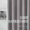 Cortinas Shaoxing Keqiao Chenilla Blackout Futuro Brillante Cortinas Jacquard Blackout Sala de Estar Dormitorio Cortinas Fábrica