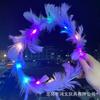 Puesto de Mercado Nocturno Juguetes Pequeños Diadema Luminosa Artículos Pequeños Calientes Diadema de Orejas de Gato Luminosas Sombrero de Felpa Pequeños Regalos