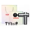 Pistola de Massagem Elétrica Mini Konka Gift Pequeno Massageador Muscular para Fitness Mini Dispositivo de Massagem para Mulheres