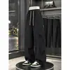 Pantalones de Esquí Impermeables con Forro de Terciopelo para Otoño e Invierno para Hombre, Marca de Moda, Pantalones Cargo Rectos Holgados para Exteriores, Pantalones Casuales Gruesos