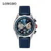 Nuevo reloj para hombre Longbo, reloj de pulsera de lujo para hombre de negocios, popular en Douyin, venta directa del fabricante 83821