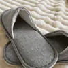 Pantuflas Desechables de Algodón y Lino con Suela Gruesa para Uso en Casa, Específicas para Hoteles, al por Mayor para Casas de Huéspedes, Salones de Belleza, Transpirables y Antideslizantes