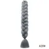 Pelucas de Fibra Sintética Europeas y Americanas, 41 Pulgadas, 165 Gramos, Trenzas Grandes, Trenza de Presión, Extensiones de Rastas, Al por Mayor en Stock