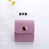 Bolsa de joyería compartimentada simple y portátil, caja de almacenamiento de anillos, bolsa pequeña portátil de viaje para pendientes y joyería