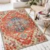 Alfombra Persa de Estilo Étnico Transfronterizo para Sala de Estar Impresa Manta para Sofá y Mesa de Café del Hogar Alfombra de Piso Completo para Dormitorio Lujo Accesible