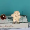 Enfeites de Artesanato de Madeira em Branco Ornaments de Natal Fofos de Madeira para Graffiti DIY Infantil Lascas de Madeira para Graffiti Transfronteiriço