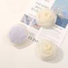 Estilo coreano super fada organza tridimensional botões de flores de rosas corsage faça você mesmo roupas chapéu decorativo tecido acessórios de flores