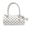 Bolso Cruzado de Hombro Cilíndrico para Mujer, Nuevo, Elegante, de Lunares, Gran Capacidad, Moda Exquisita Casual Primavera-Verano 2026