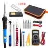 Set de soldador de 60W con temperatura ajustable y interruptor, soldador 906, un kit de herramientas especializado para soldadura y reparación