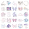 50 Pegatinas Artísticas Frescas y Lindas, Coloridas y Soñadoras, Estilo Girly, Creativas para Patinetas, Fundas de Teléfono y Refrigeradores