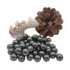 Suministro Directo de Fábrica de Perlas de Concha, Perlas de Concha Verde Oscuro, Cuentas Sueltas Redondas con Medio Orificio, Accesorios de Joyería DIY
